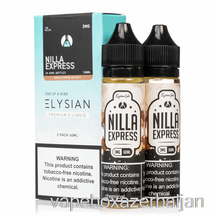 Vape Smoke Nilla Express - Elysian Labs - 120mL 0mg
